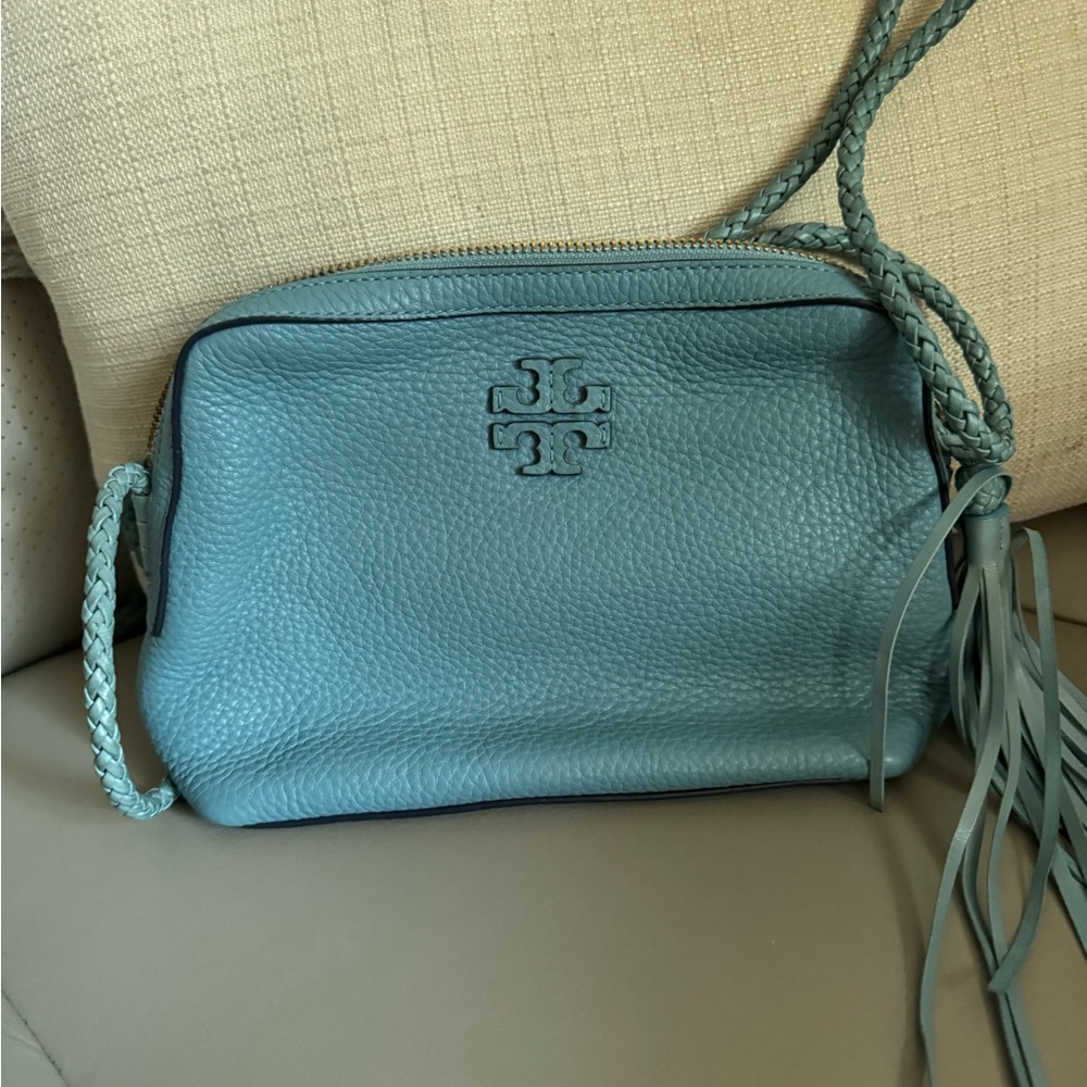 Blue crossbody bag
